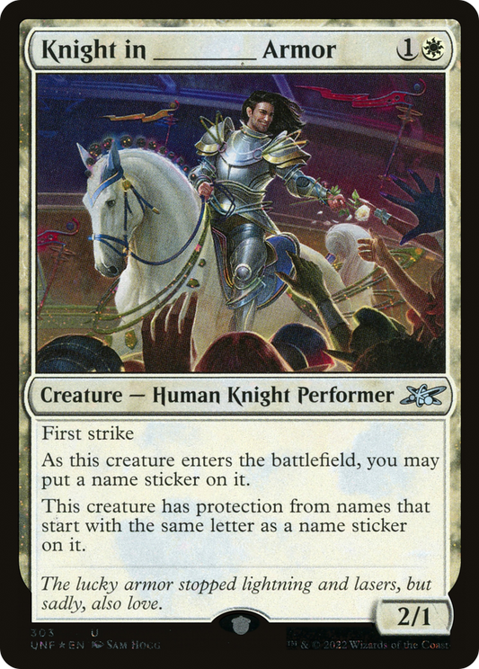 Knight in _____ Armor (Galaxy Foil) [Unfinity]