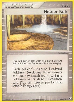 Meteor Falls (89/107) (Stamped) [EX: Deoxys]