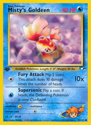 Misty's Goldeen (85/132) [Gym Heroes Unlimited]