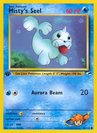 Misty's Seel (88/132) [Gym Heroes Unlimited]