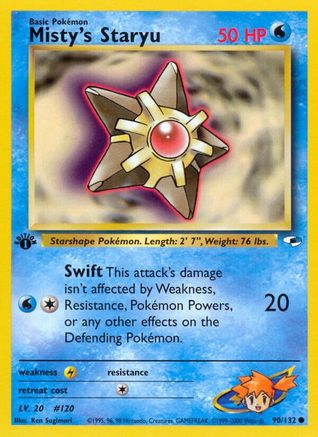 Misty's Staryu (90/132) [Gym Heroes Unlimited]