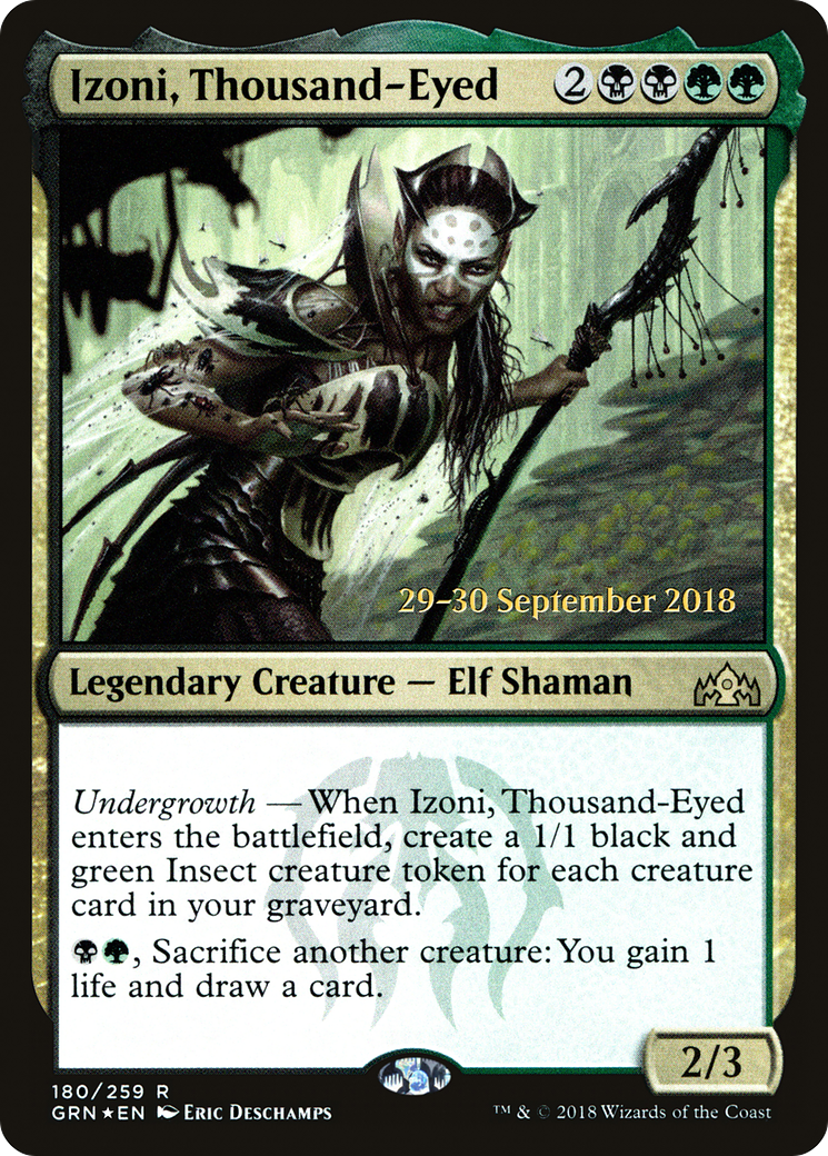 Izoni, Thousand-Eyed  [Guilds of Ravnica Prerelease Promos]