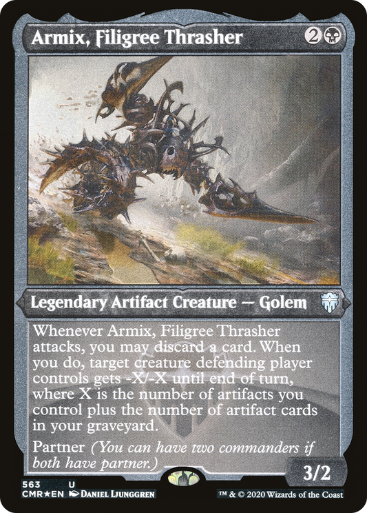 Armix, Filigree Thrasher (CMR-563) - Commander Legends Etched Foil