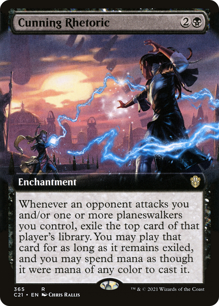 Cunning Rhetoric (Extended) [Commander 2021]