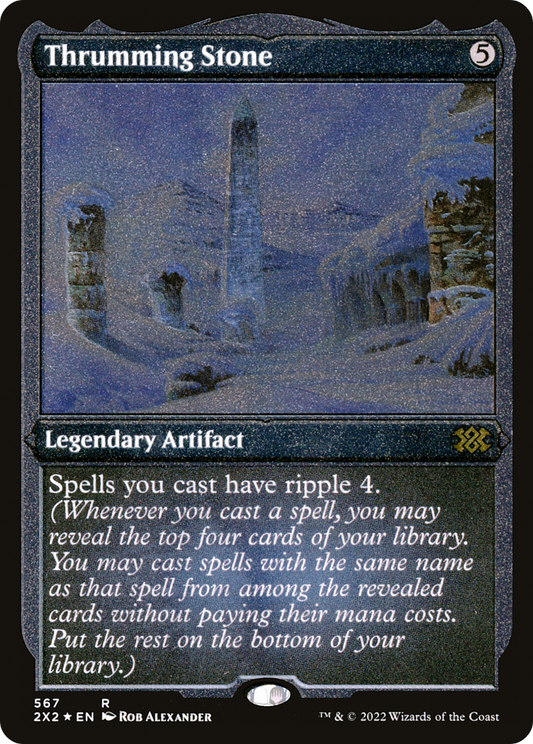 Thrumming Stone (Foil Etched) (2X2-567) - Double Masters 2022 Foil
