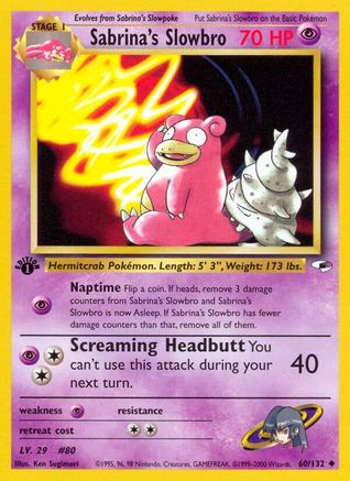 Sabrina's Slowbro (60/132) [Gym Heroes Unlimited]