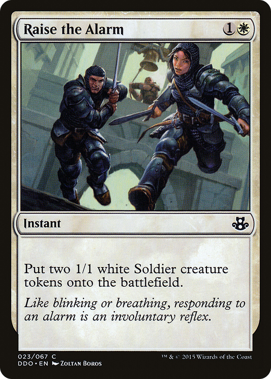 Raise the Alarm [Duel Decks: Elspeth vs. Kiora]