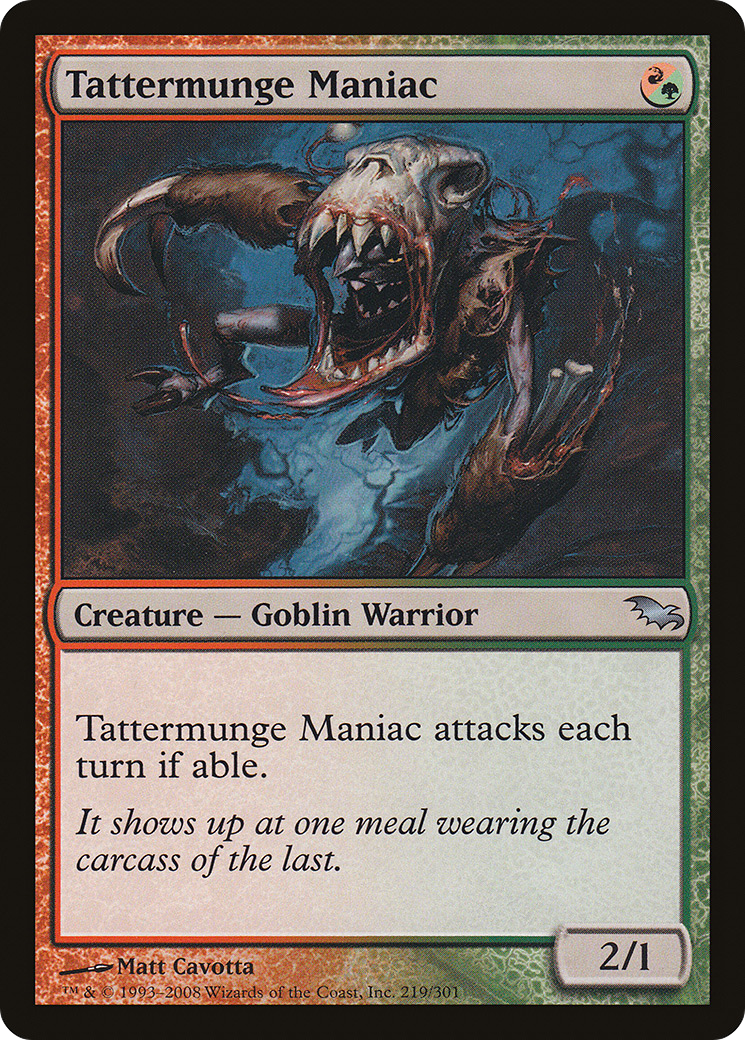 Tattermunge Maniac (SHM-219) - Shadowmoor Foil