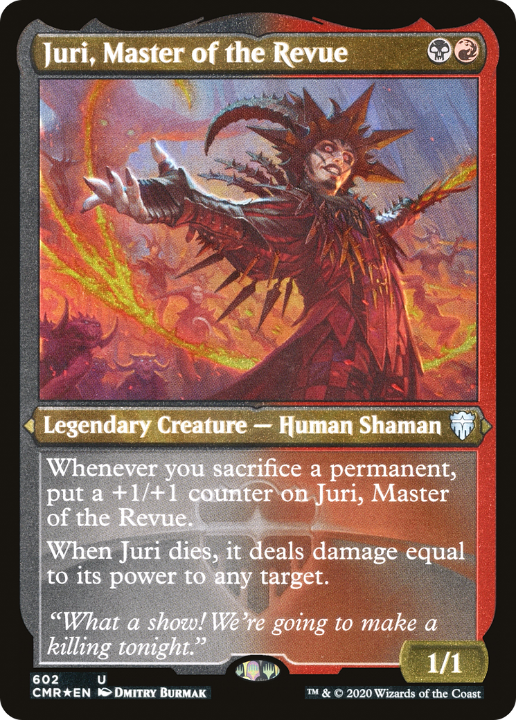 Juri, Master of the Revue [Commander Legends Etched]