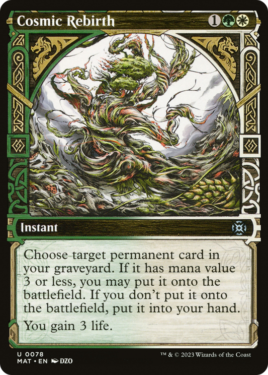 Cosmic Rebirth (MAT-078) - March of the Machine: The Aftermath: (Showcase) Foil