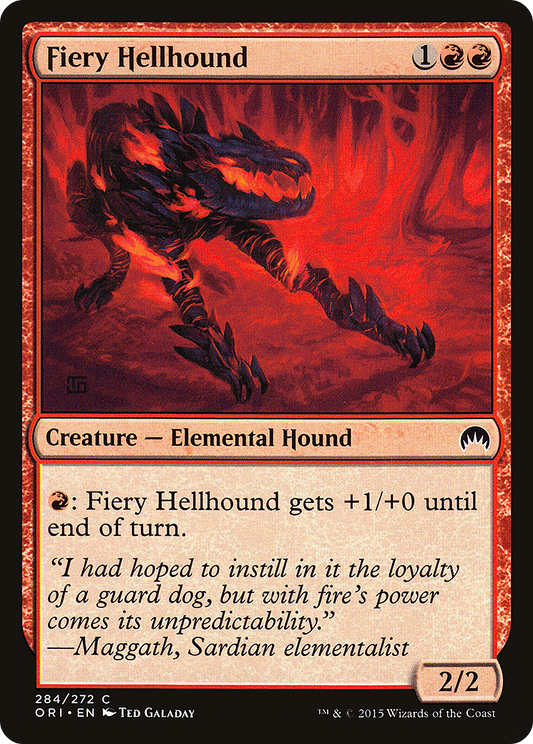 Fiery Hellhound [Magic Origins]