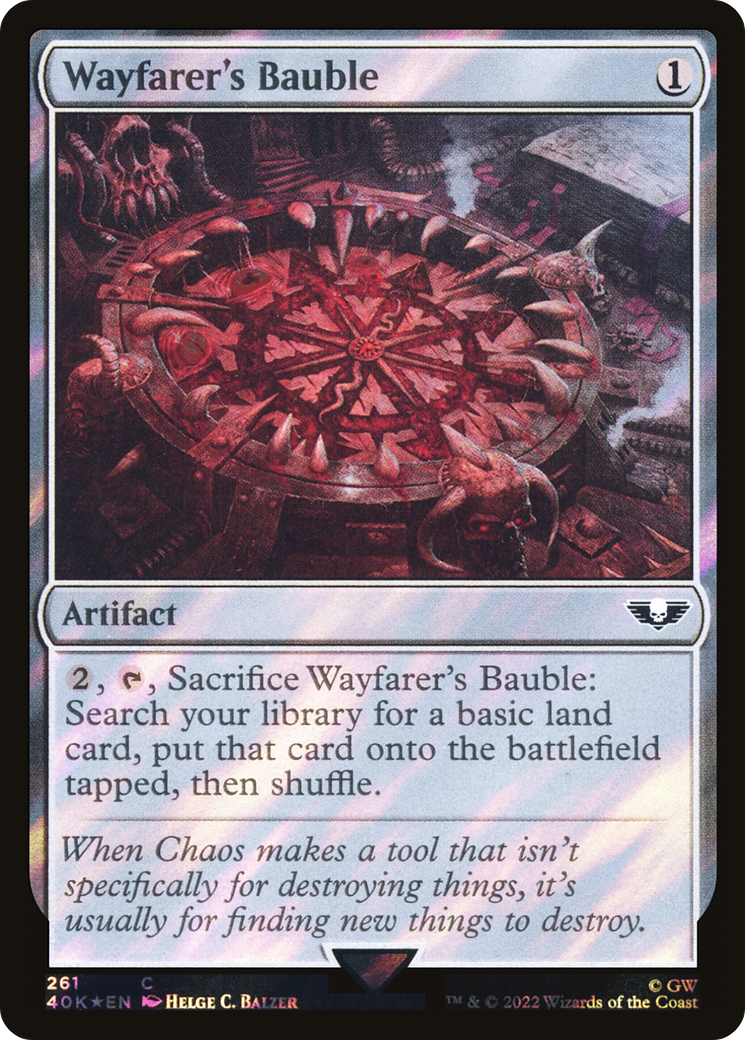Wayfarer's Bauble (261) (Surge Foil) [Universes Beyond: Warhammer 40,000]