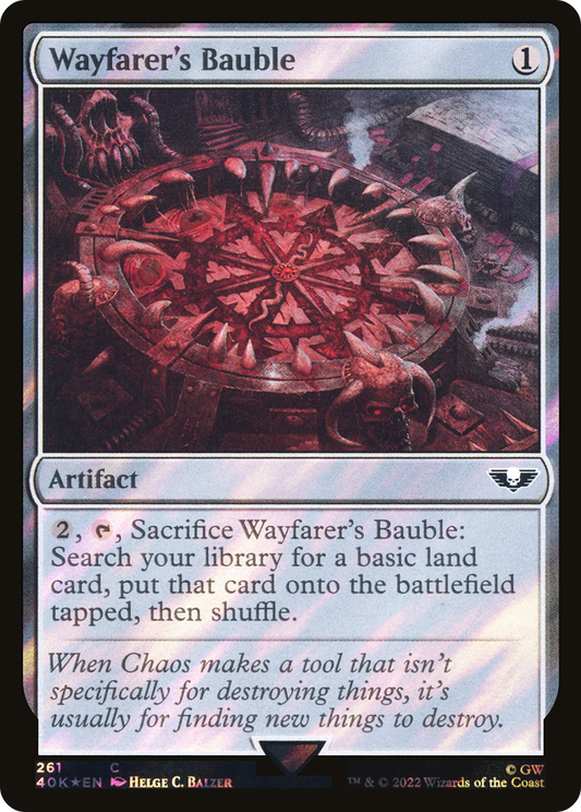 Wayfarer's Bauble (261) (Surge Foil) [Universes Beyond: Warhammer 40,000]