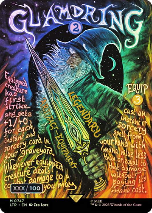 Glamdring (Borderless Poster) (Serialized) [The Lord of the Rings: Tales of Middle-Earth]