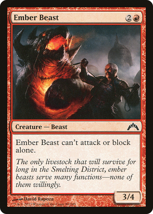 Ember Beast (GTC-089) - Gatecrash