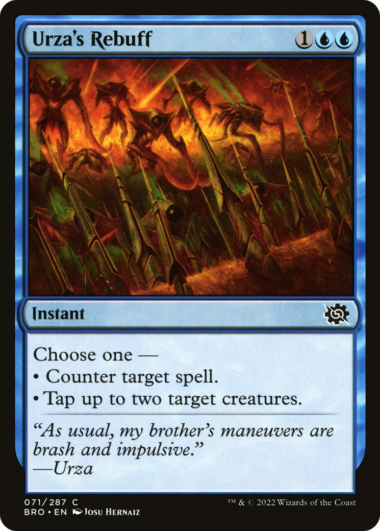 Urza's Rebuff [The Brothers' War]
