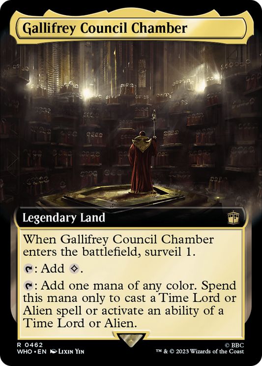 Gallifrey Council Chamber (WHO-462) - Doctor Who: (Extended Art)
