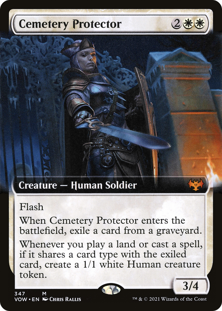 Cemetery Protector (VOW-347) - Innistrad: Crimson Vow: (Extended Art)