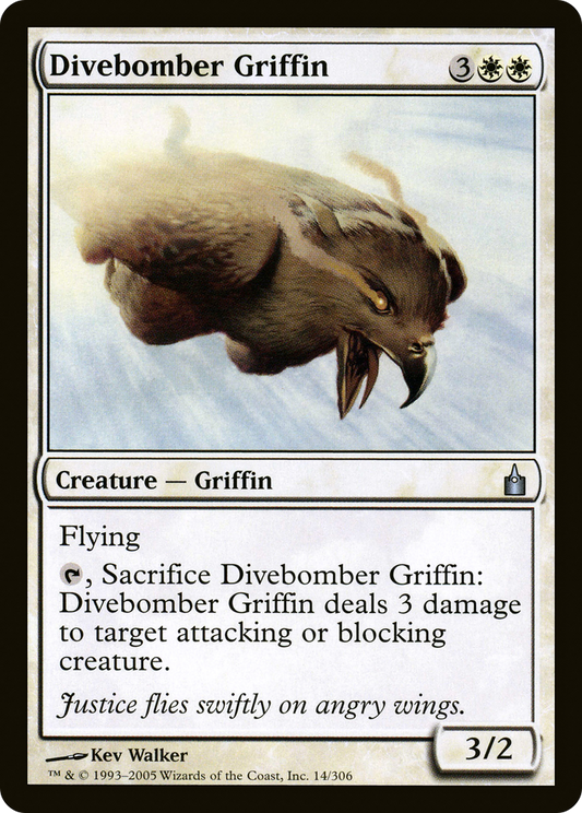 Divebomber Griffin (RAV-014) - Ravnica: City of Guilds Foil