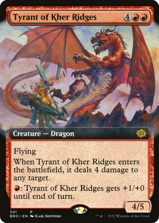Tyrant of Kher Ridges (BRO-341) - The Brothers' War: (Extended Art) Foil