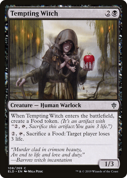 Tempting Witch (ELD-108) - Throne of Eldraine