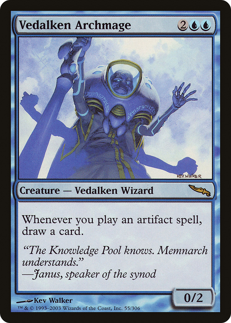 Vedalken Archmage (MRD-055) - Mirrodin