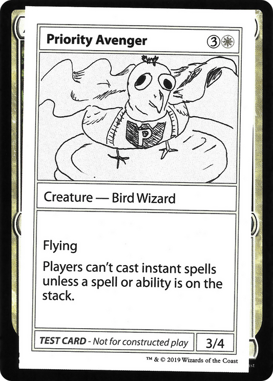 Priority Avenger (2021 Edition) [Mystery Booster Playtest Cards]