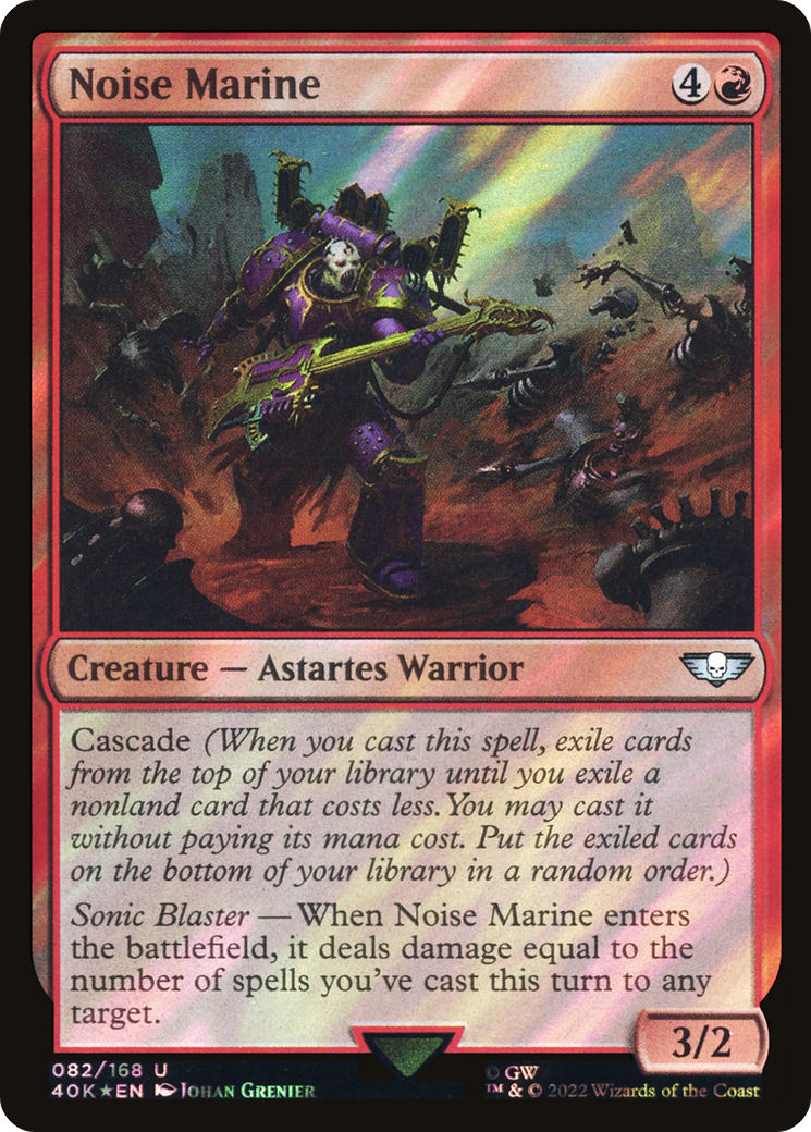 Noise Marine (Surge Foil) [Universes Beyond: Warhammer 40,000]