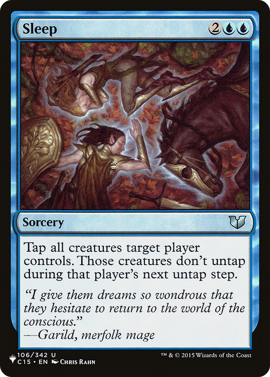 Sleep [The List]