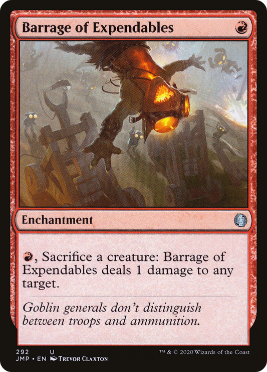 Barrage of Expendables [Jumpstart]