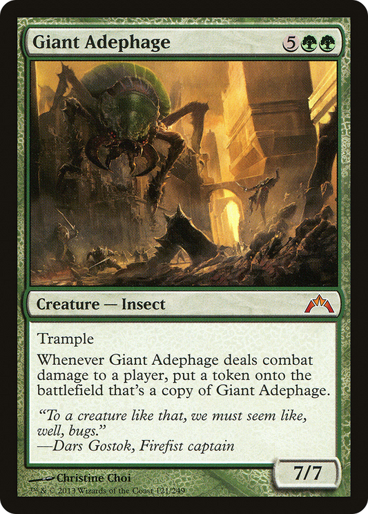 Giant Adephage (GTC-121) - Gatecrash Foil