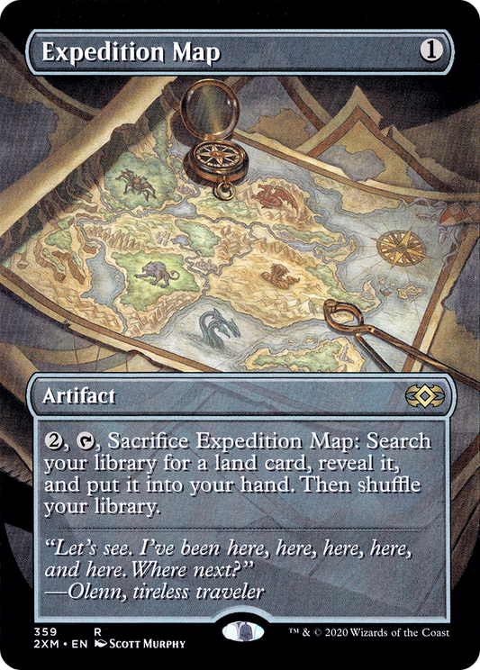 Expedition Map (Borderless) [Double Masters]