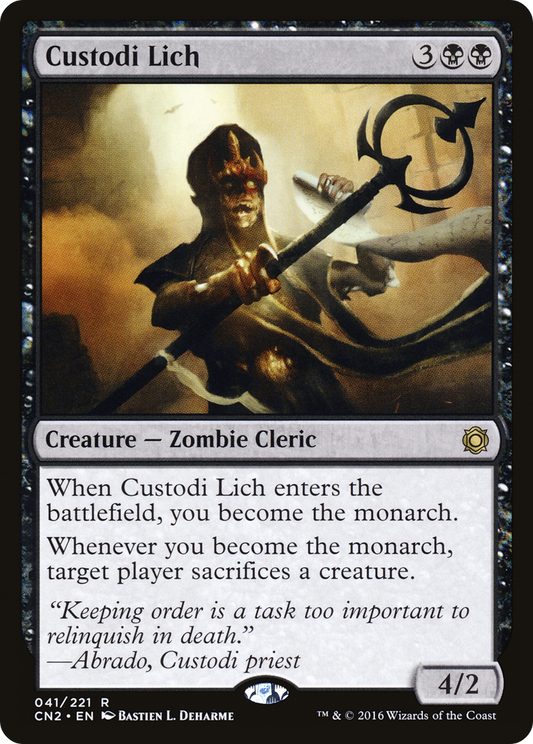 Custodi Lich (CN2-041) - Conspiracy: Take the Crown