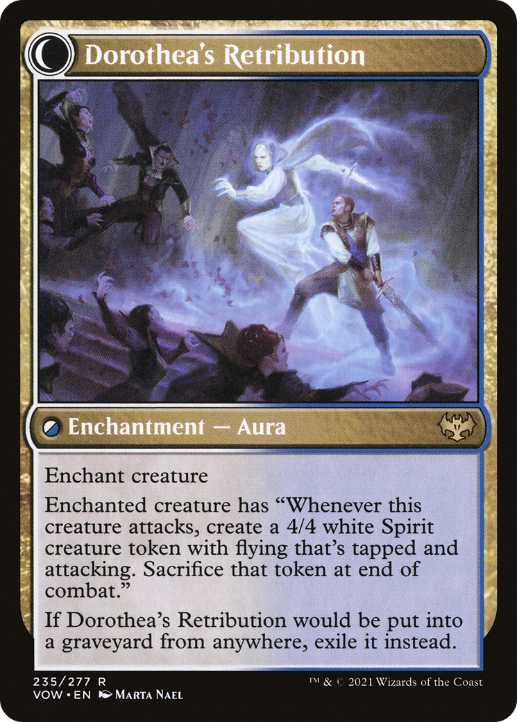 Dorothea, Vengeful Victim // Dorothea's Retribution (VOW-235) - Innistrad: Crimson Vow: (Double Faced Transform) Foil
