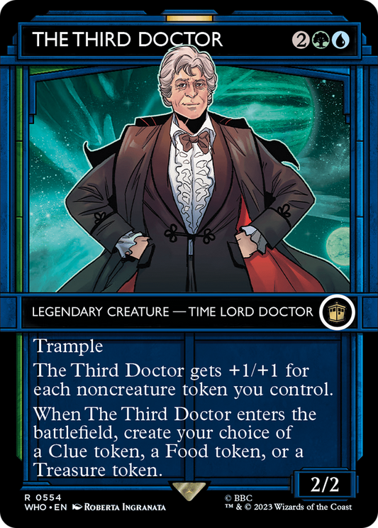 The Third Doctor (WHO-554) - Doctor Who: (Showcase) (Borderless) Foil