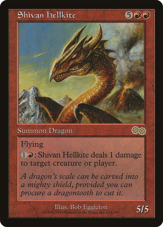 Shivan Hellkite [Urza's Saga]