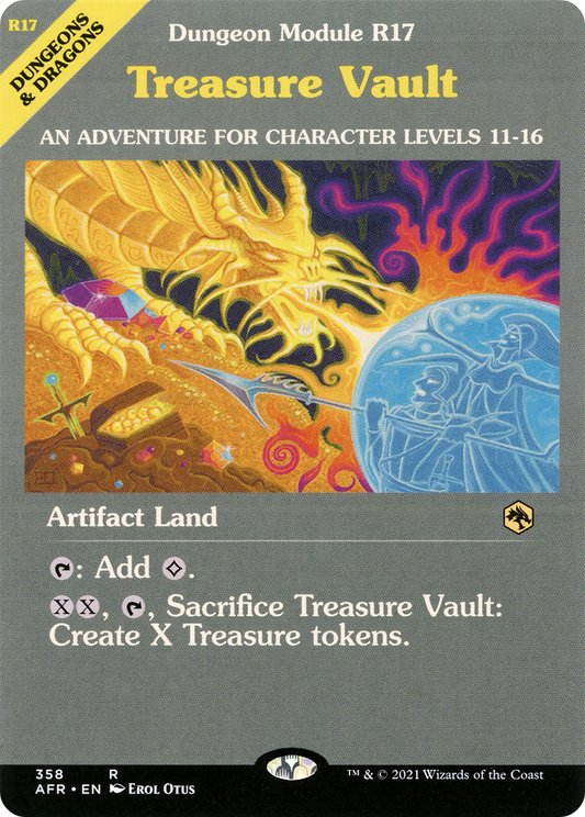 Treasure Vault (AFR-358) - Adventures in the Forgotten Realms: (Showcase) Foil