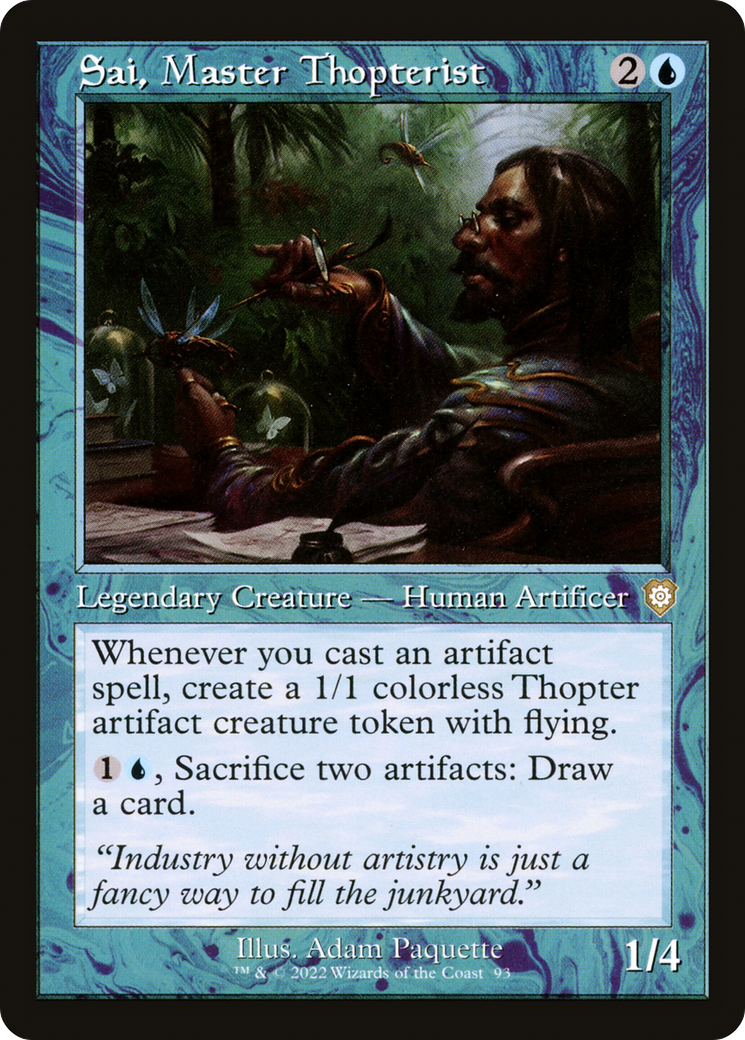 Sai, Master Thopterist (Retro) [The Brothers' War Commander]