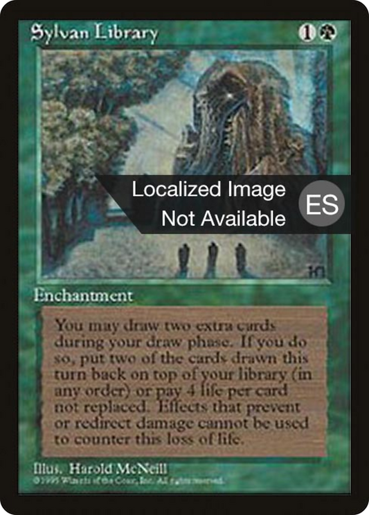 Sylvan Library [Fourth Edition Foreign Black Border]