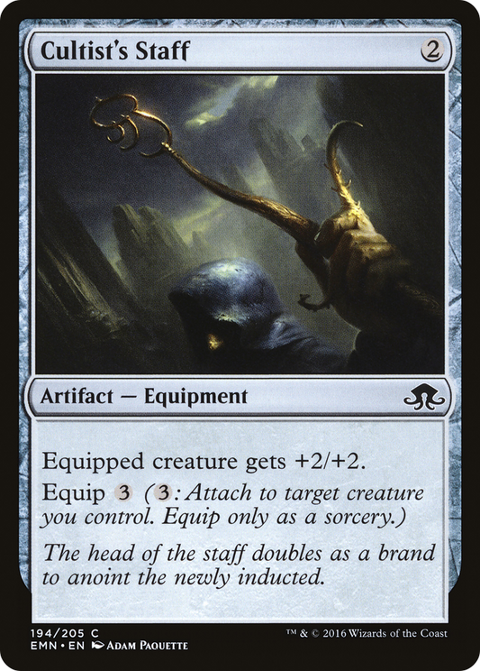 Cultist's Staff [Eldritch Moon]