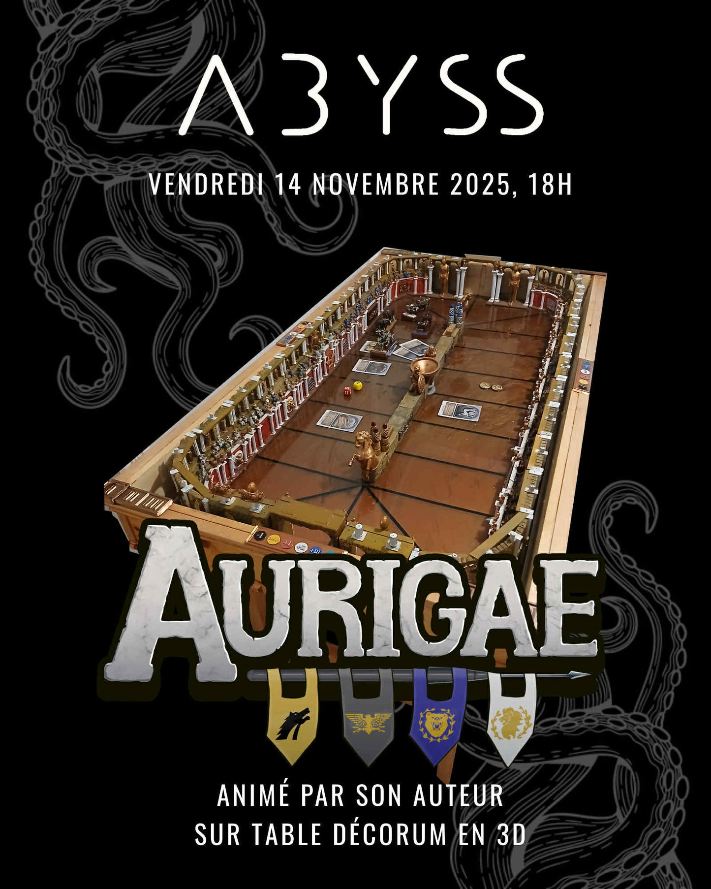 Événement 14 Nov - Démonstration du jeu AURIGAE avec présence du créateur!