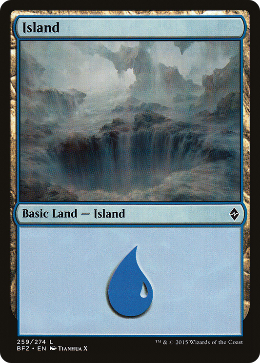 Island (259a) [Battle for Zendikar]
