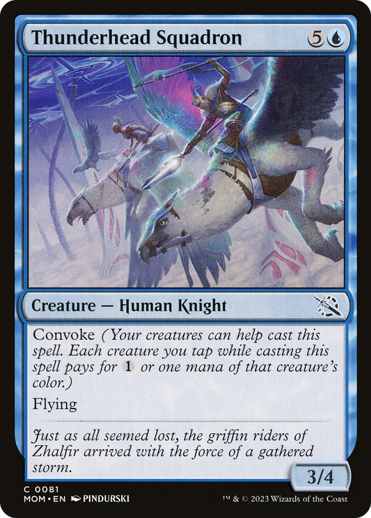 Thunderhead Squadron (MOM-081) - March of the Machine Foil
