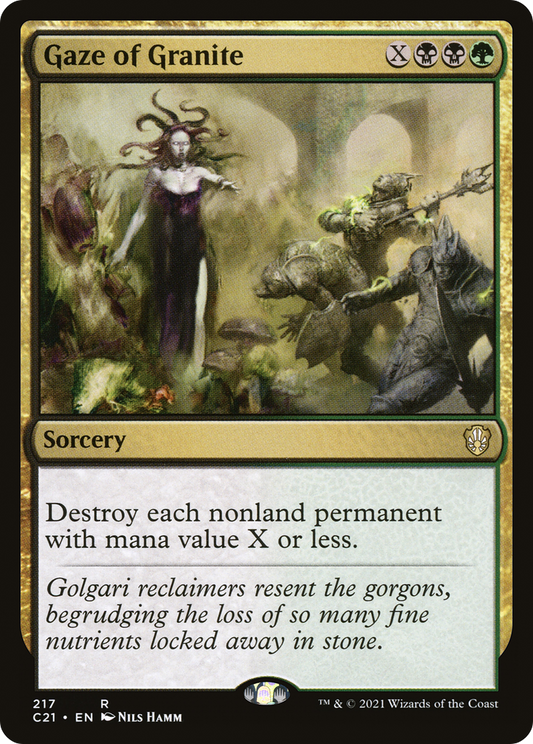 Gaze of Granite [Commander 2021]
