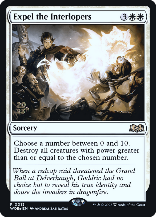 Expel the Interlopers [Wilds of Eldraine Prerelease Promos]