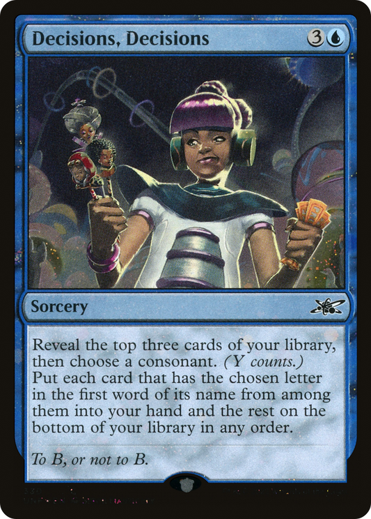 Decisions, Decisions (Galaxy Foil) [Unfinity]