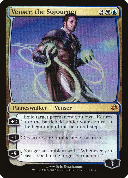 Venser, the Sojourner (DDI-001) - Duel Decks: Venser vs. Koth