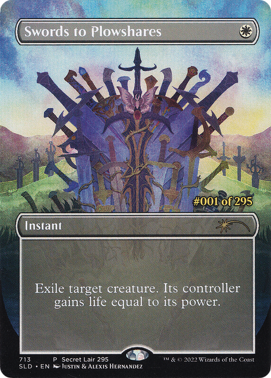 Swords to Plowshares (Serial Numbered) [Secret Lair Drop Series]