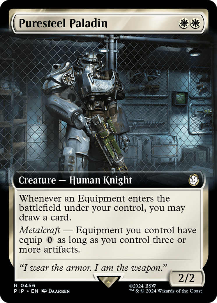 Puresteel Paladin (PIP-456) - Fallout: (Extended Art) Foil