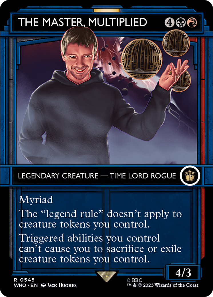 The Master, Multiplied (WHO-545) - Doctor Who: (Showcase) (Borderless)